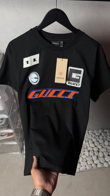 Gucc_i Premium Logo Patch T-Shirt 1296
