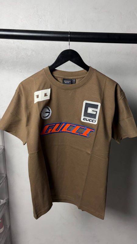 Gucc_I Premium Patch Logo T-Shirt 1302
