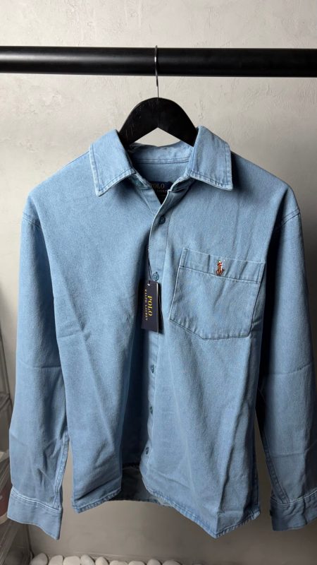 Ralp_h Laure_n light wash Premium Denim shirt 1444