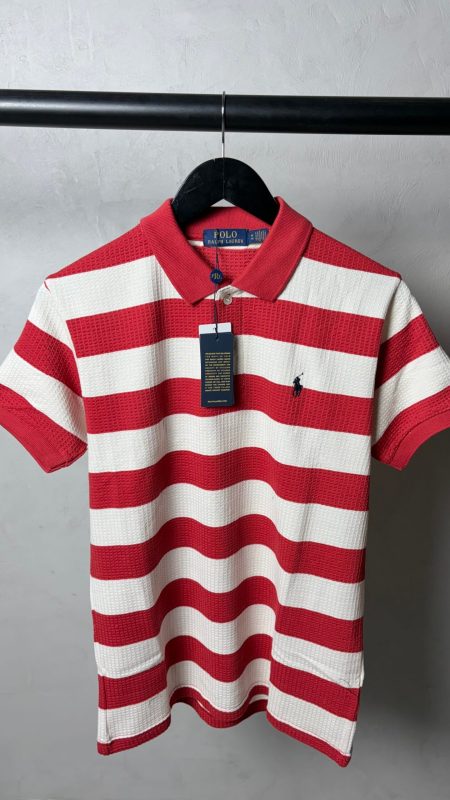 Ralp_h Laure_n Premium Knig Striped Polo T-Shirt 1468