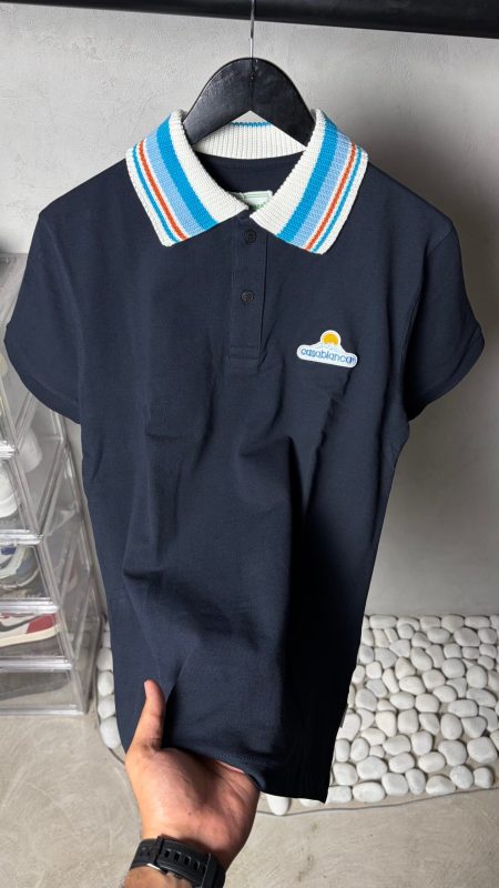 Casa Blanca Premium Navy Polo T-Shirt with OG Box Packaging 1604