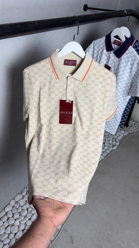 Gucc_i Premium Monogram Polo T-Shirt 1752