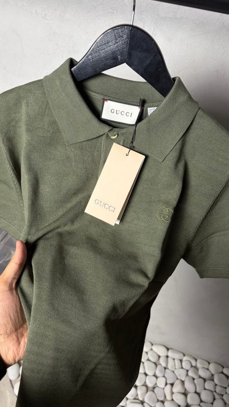 Gucc_i Premium Knit Polo T-Shirt 1780
