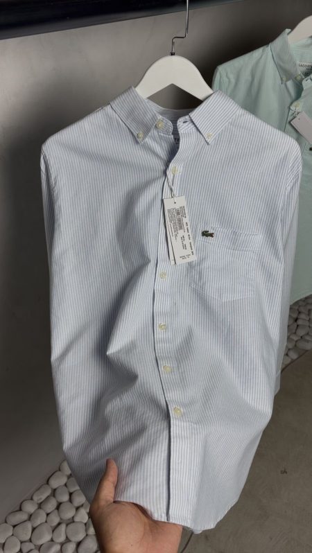 Lacost_e Premium Linen Striped Shirt 1993