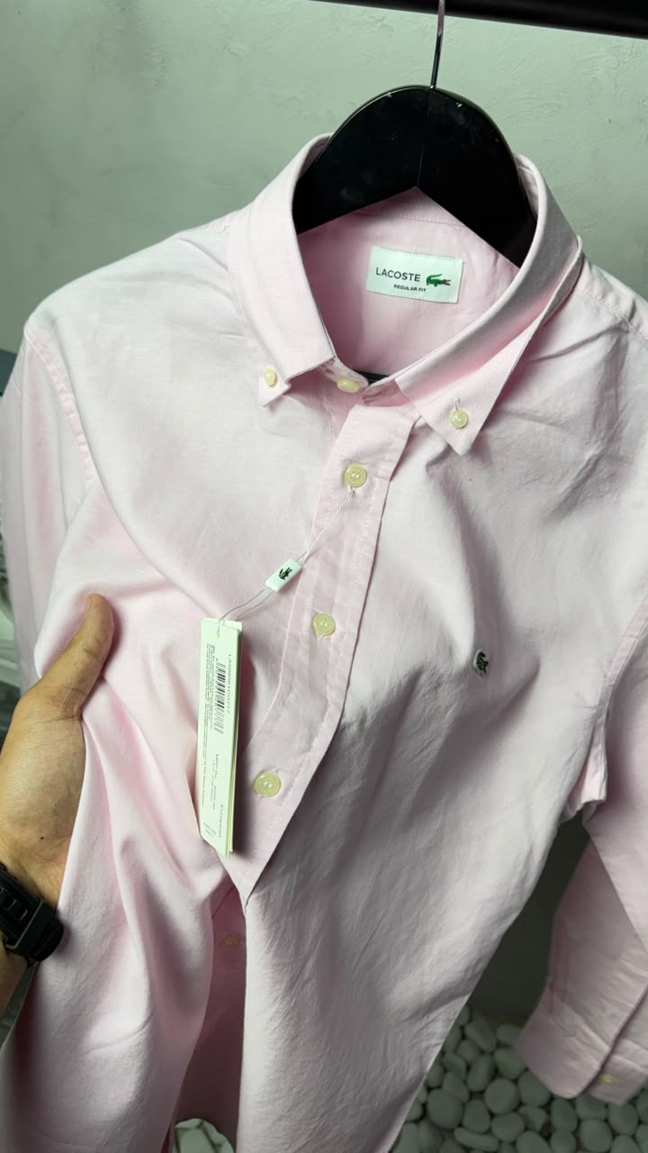 Lacoste Premium Oxford Shirt For Men In India - Image 3