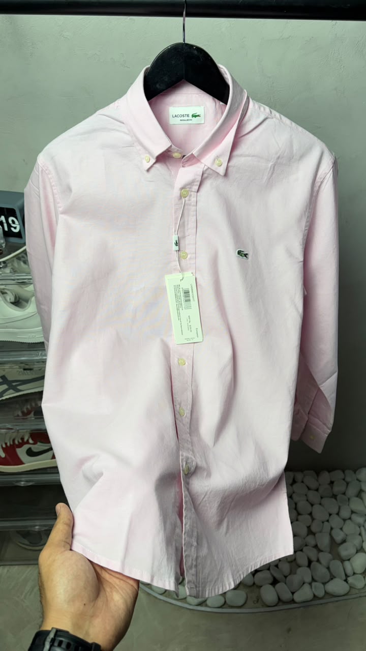 Lacoste Premium Oxford Shirt For Men In India - Image 2